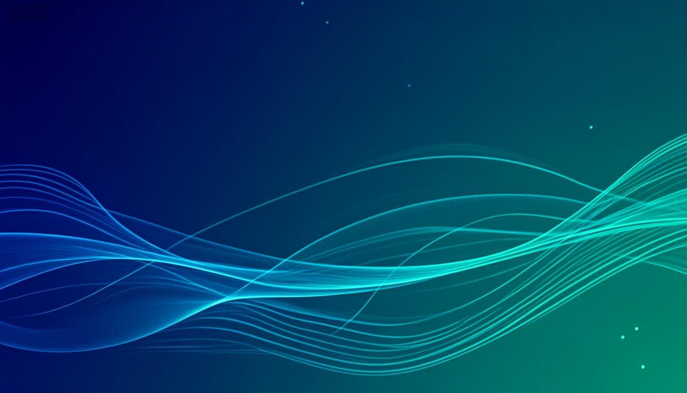 Cinematic technology background for Code with Waqar - Expert web developer